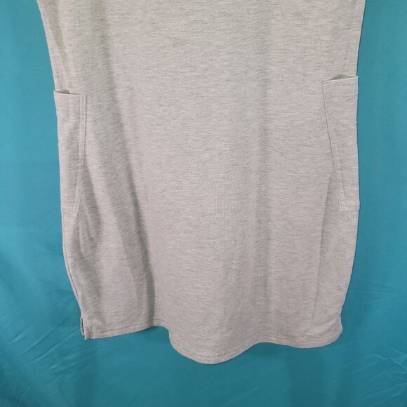 Gray Freedom Trail By Kyodan T-Shirt Dress With Pockets - Picture 9 of 9